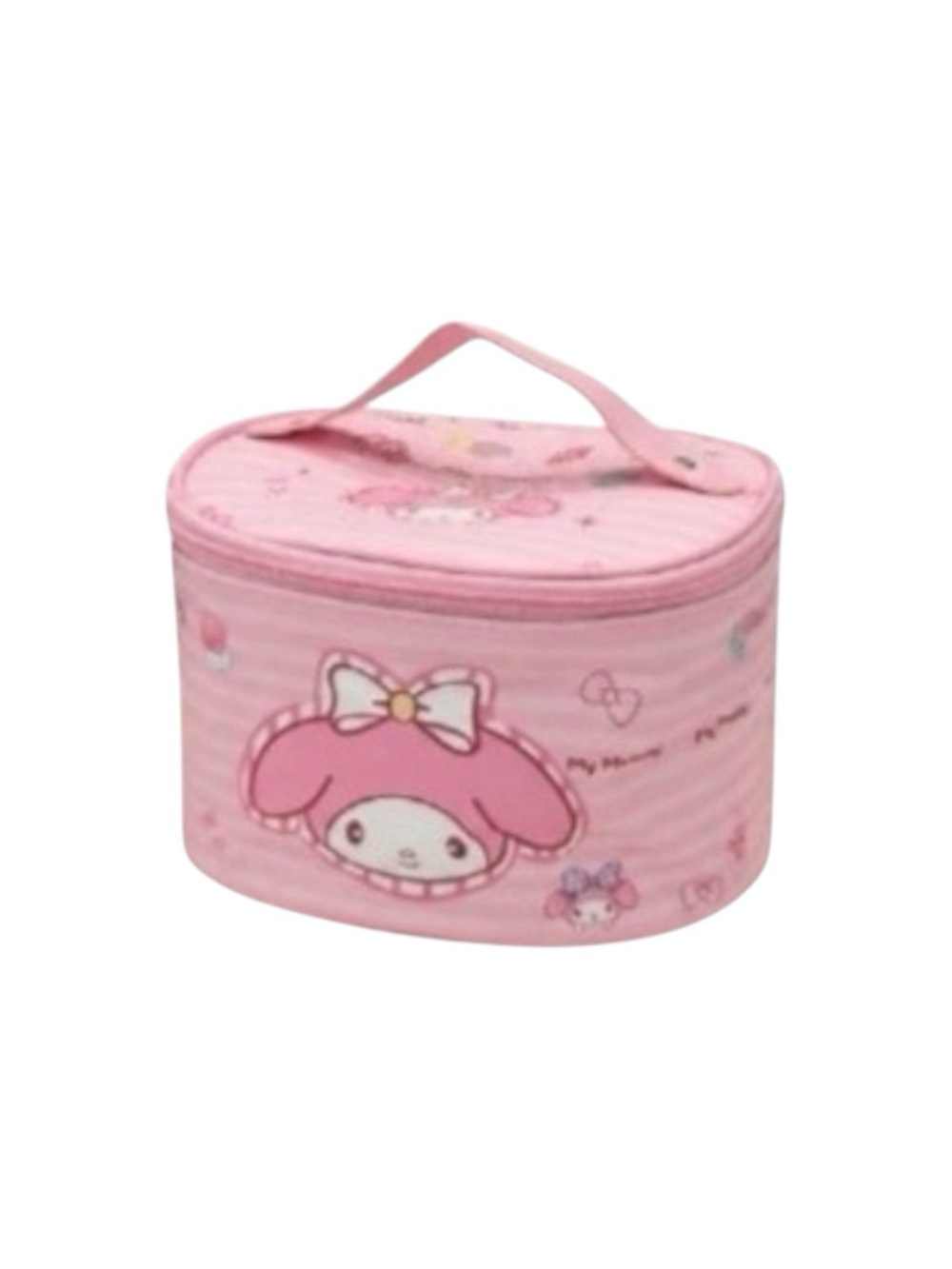 MY MELODY PINK COSMETIC STORAGE BAG WITH TOP HANDLE